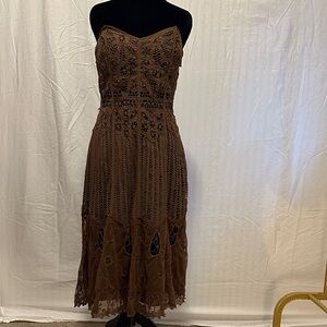 Betsey Johnson Women's Black Strapless Dress